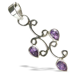 SKU 10027 - a Amethyst pendants Jewelry Design image