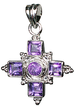 SKU 10126 - a Amethyst pendants Jewelry Design image