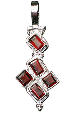 SKU 10138 - a Garnet pendants Jewelry Design image