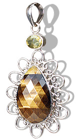 SKU 10147 - a Tiger eye pendants Jewelry Design image