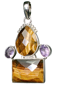 SKU 10148 - a Tiger eye pendants Jewelry Design image