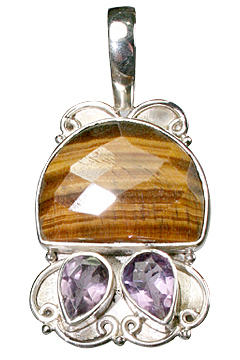 SKU 10151 - a Tiger eye pendants Jewelry Design image