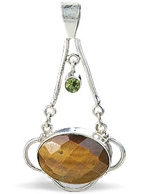 SKU 10154 - a Tiger eye pendants Jewelry Design image