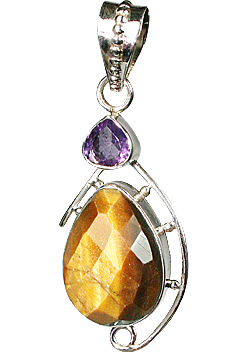SKU 10155 - a Tiger eye pendants Jewelry Design image