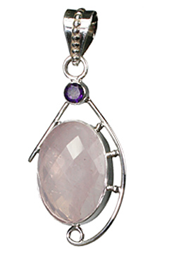SKU 10170 - a Rose quartz pendants Jewelry Design image
