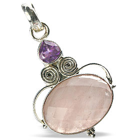 SKU 10171 - a Rose quartz pendants Jewelry Design image