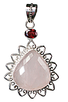 SKU 10172 - a Rose quartz pendants Jewelry Design image