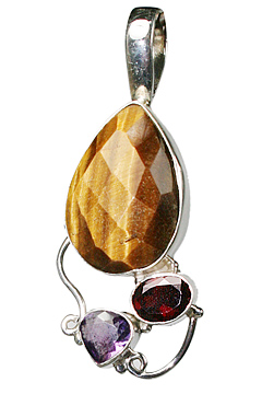 SKU 10174 - a Tiger eye pendants Jewelry Design image