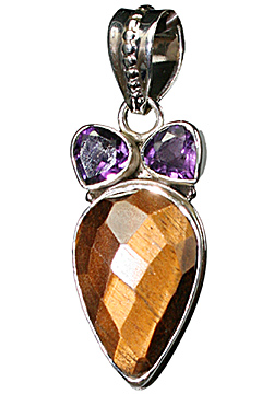 SKU 10177 - a Tiger eye pendants Jewelry Design image