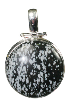 SKU 10182 - a Obsidian pendants Jewelry Design image