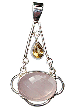 SKU 10193 - a Rose quartz pendants Jewelry Design image