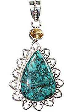 SKU 10202 - a Turquoise pendants Jewelry Design image