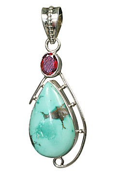 SKU 10204 - a Turquoise pendants Jewelry Design image