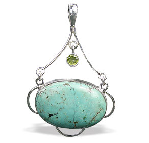 SKU 10205 - a Turquoise pendants Jewelry Design image