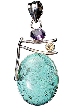 SKU 10253 - a Turquoise pendants Jewelry Design image