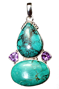 SKU 10254 - a Turquoise pendants Jewelry Design image
