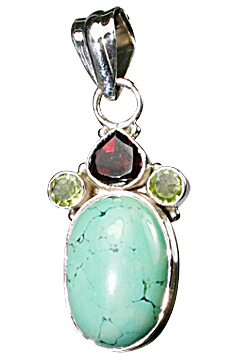 SKU 10259 - a Turquoise pendants Jewelry Design image