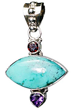 SKU 10262 - a Turquoise pendants Jewelry Design image