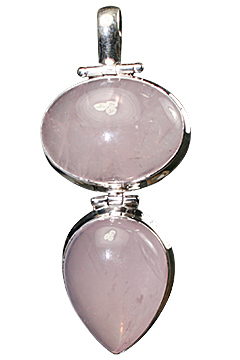SKU 10264 - a Rose quartz pendants Jewelry Design image