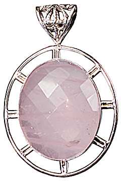 SKU 10266 - a Rose quartz pendants Jewelry Design image