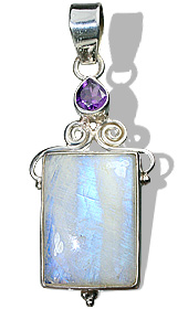 SKU 10282 - a Moonstone pendants Jewelry Design image