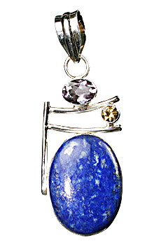 SKU 10304 - a Lapis Lazuli pendants Jewelry Design image