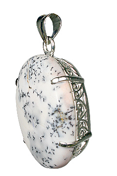 SKU 10480 - a Dendrite opal pendants Jewelry Design image
