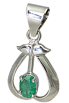 SKU 10492 - a Emerald pendants Jewelry Design image