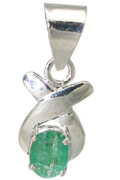 SKU 10494 - a Emerald pendants Jewelry Design image