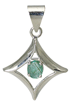 SKU 10497 - a Emerald pendants Jewelry Design image
