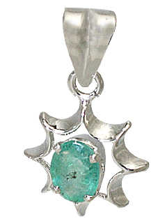 SKU 10498 - a Emerald pendants Jewelry Design image