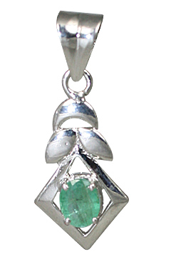 SKU 10499 - a Emerald pendants Jewelry Design image