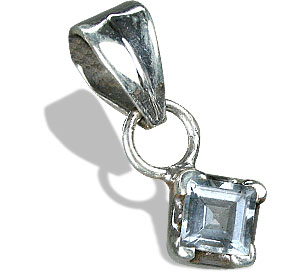 SKU 10502 - a Aquamarine pendants Jewelry Design image