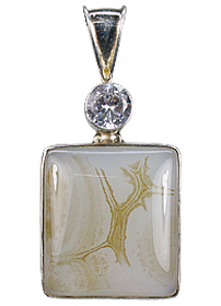 SKU 10597 - a Chalcedony pendants Jewelry Design image