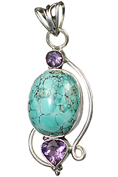 SKU 10612 - a Turquoise pendants Jewelry Design image