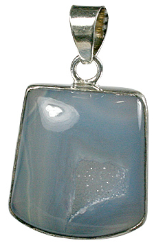 SKU 10628 - a Chalcedony pendants Jewelry Design image
