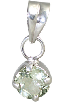 SKU 10632 - a Green Amethyst pendants Jewelry Design image