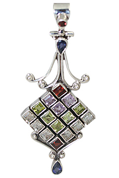 SKU 10638 - a Multi-stone pendants Jewelry Design image