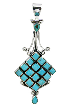 SKU 10642 - a Turquoise pendants Jewelry Design image