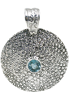 SKU 10652 - a Blue Topaz pendants Jewelry Design image