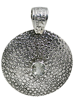 SKU 10656 - a White topaz pendants Jewelry Design image