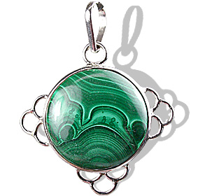 SKU 10665 - a Malachite pendants Jewelry Design image