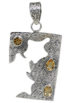 SKU 10687 - a Citrine pendants Jewelry Design image