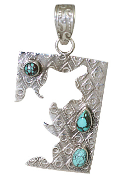 SKU 10688 - a Turquoise pendants Jewelry Design image