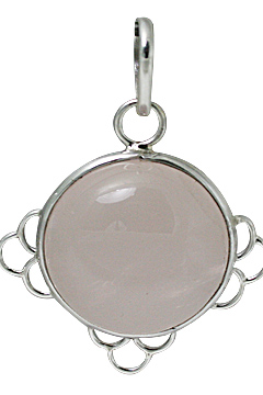 SKU 10707 - a Rose quartz pendants Jewelry Design image