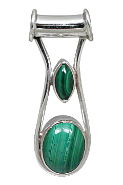 SKU 10881 - a Malachite pendants Jewelry Design image