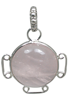 SKU 10882 - a Rose quartz pendants Jewelry Design image