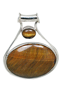 SKU 10883 - a Tiger eye pendants Jewelry Design image