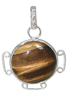 SKU 10884 - a Tiger eye pendants Jewelry Design image