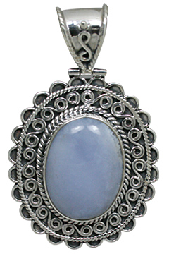 SKU 10901 - a Chalcedony pendants Jewelry Design image